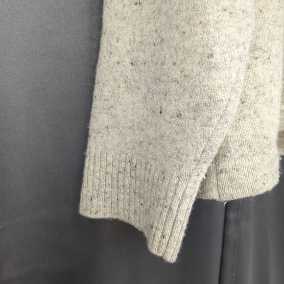 Woolrich Lambswool Sweater 1/4 Zip Pullover Oatmeal Heather Men's Size XL - Picture 4 of 8